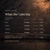 SHIFA Kidney third-party lab results — heavy metals tested, all markers pass